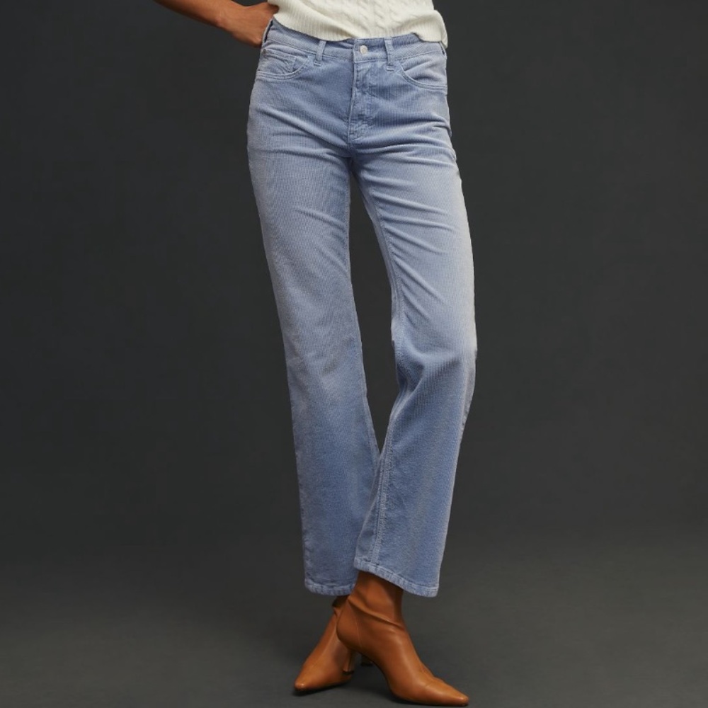 Pilcro flare corduroy cropped pant